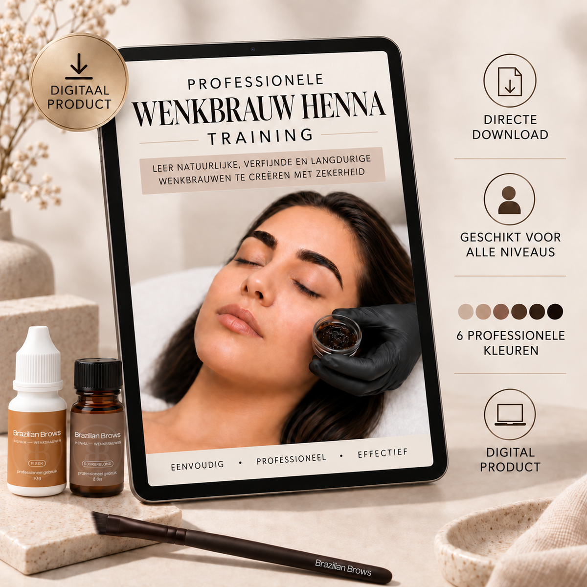 Formación Profesional de Henna para Cejas