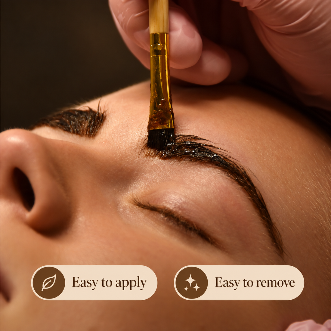 Henna para cejas - Castaño Medio