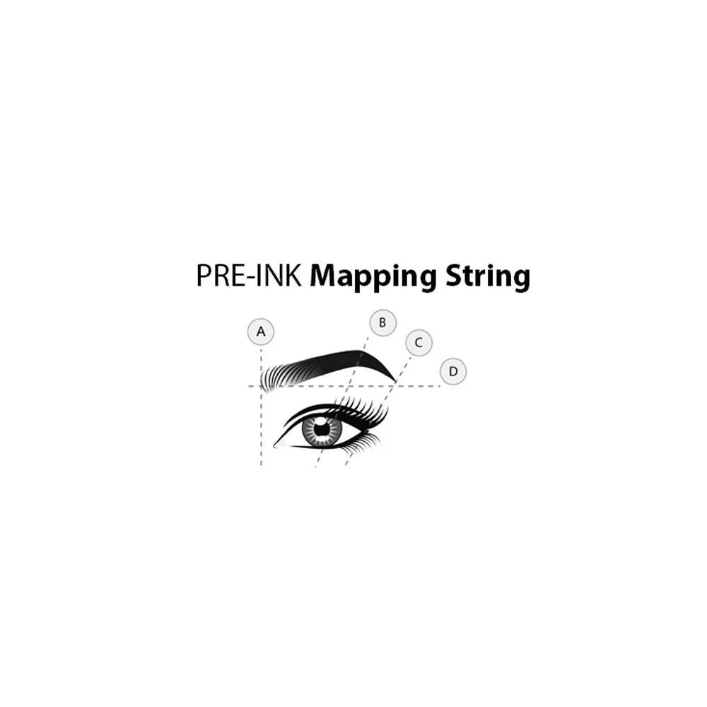 Pre-Inked Brow Mapping String